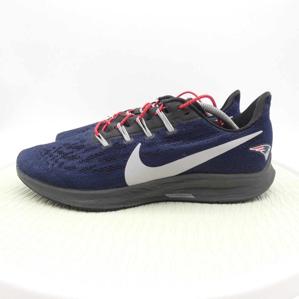 Nike Air Zoom Pegasus 36 New England Patriots Navy Blue CI1941-400 Mens 11.5